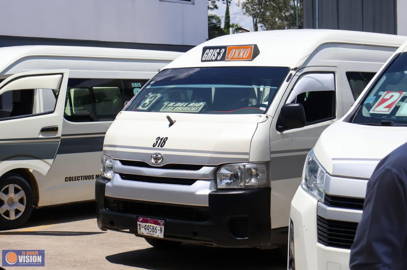 Así operan los nuevos botones de pánico en las combis de Morelia