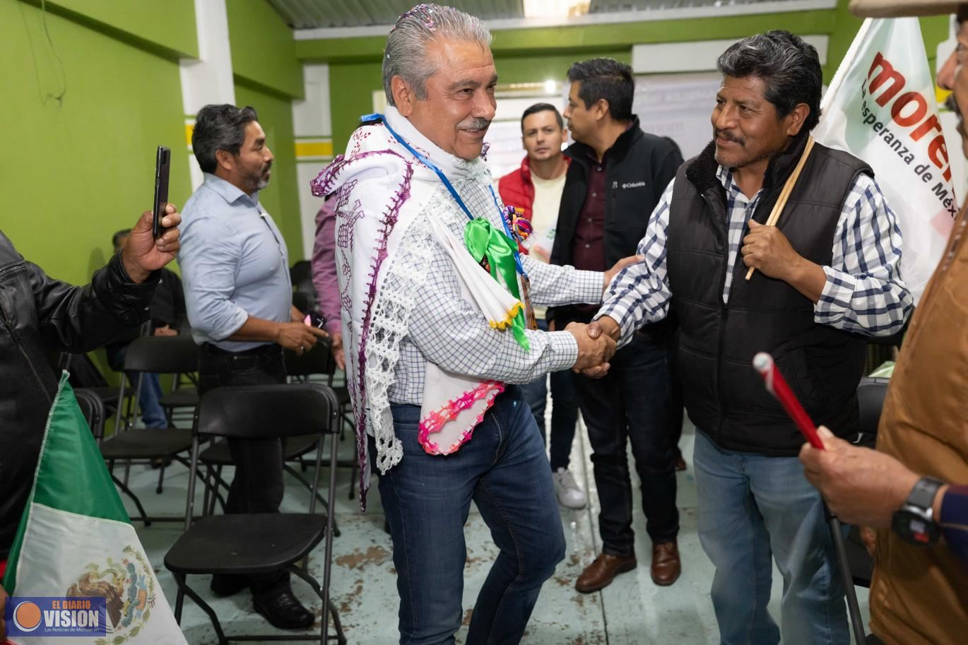 Convoca Morón, a la unidad de las comunidades