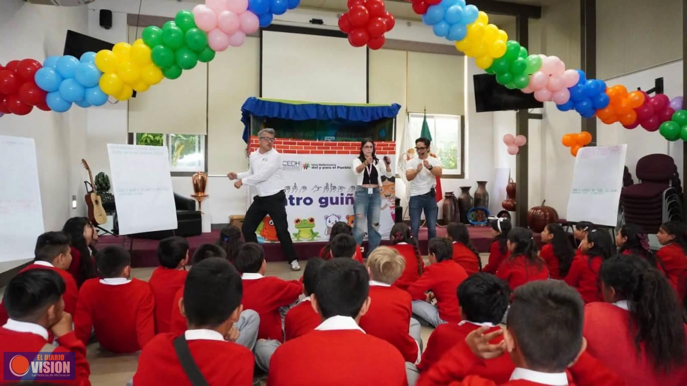 Niñez y las juventudes, capacitación en la CEDH Michoacán