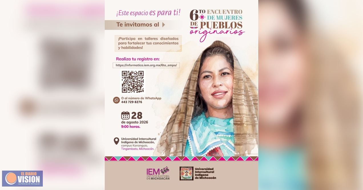 IEM invita a mujeres a Encuentro de Mujeres de Pueblos Originarios