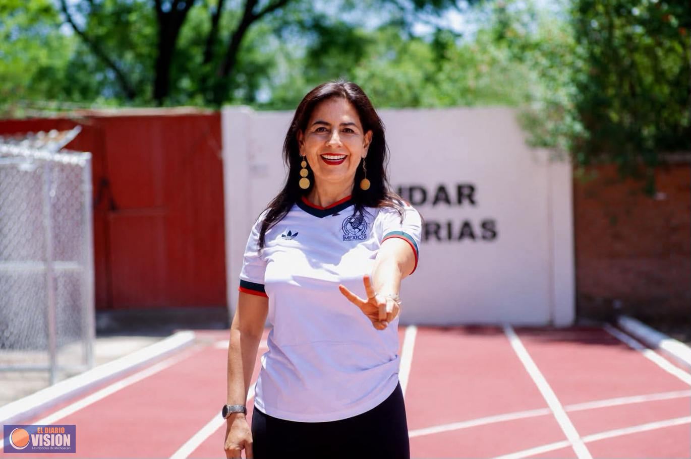 Destaca Gaby Molina histórico desempeño de atletas michoacanos