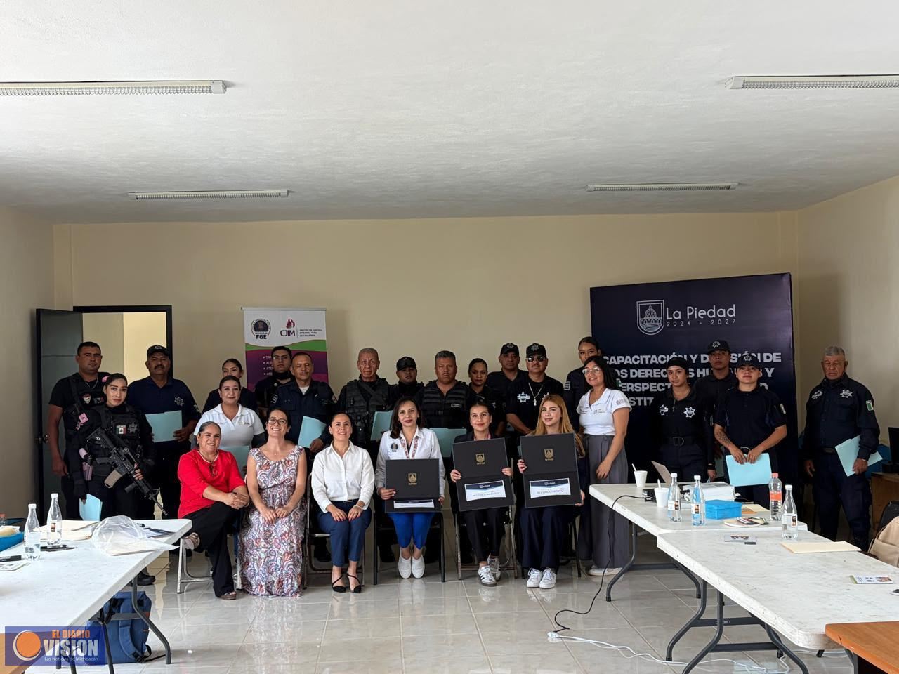 CJIM fortalece capacitación de cuerpos policiales para prevenir y atender  violencia de género