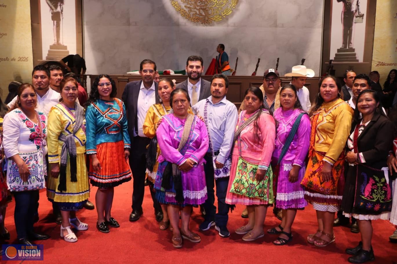 Reconocer a las comunidades mazahuas del Oriente, acto de orgullo para Michoacán: Octavio Ocampo