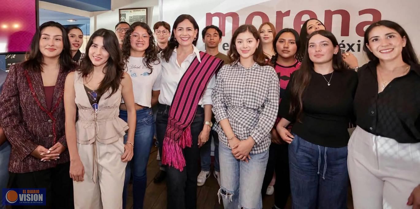 Gaby Molina, fortalece su presencia en Uruapan