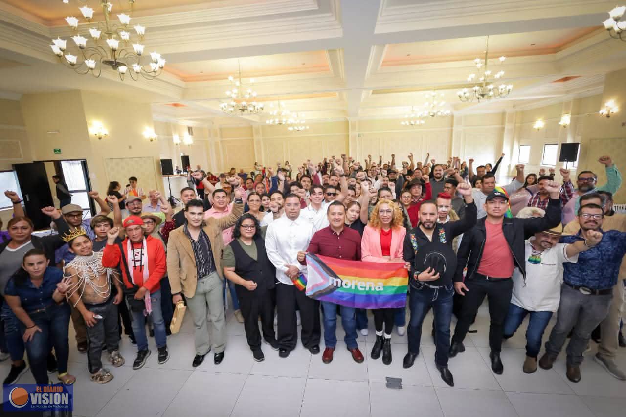 Torres Piña y colectivos LGBTTTIQ+ van juntos