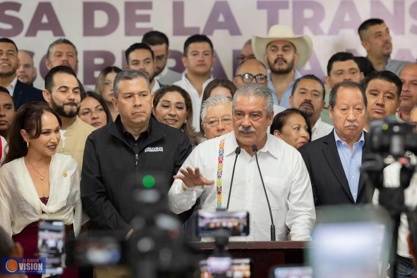 Morón destaca haber fortalecido a la 4T en Michoacán 