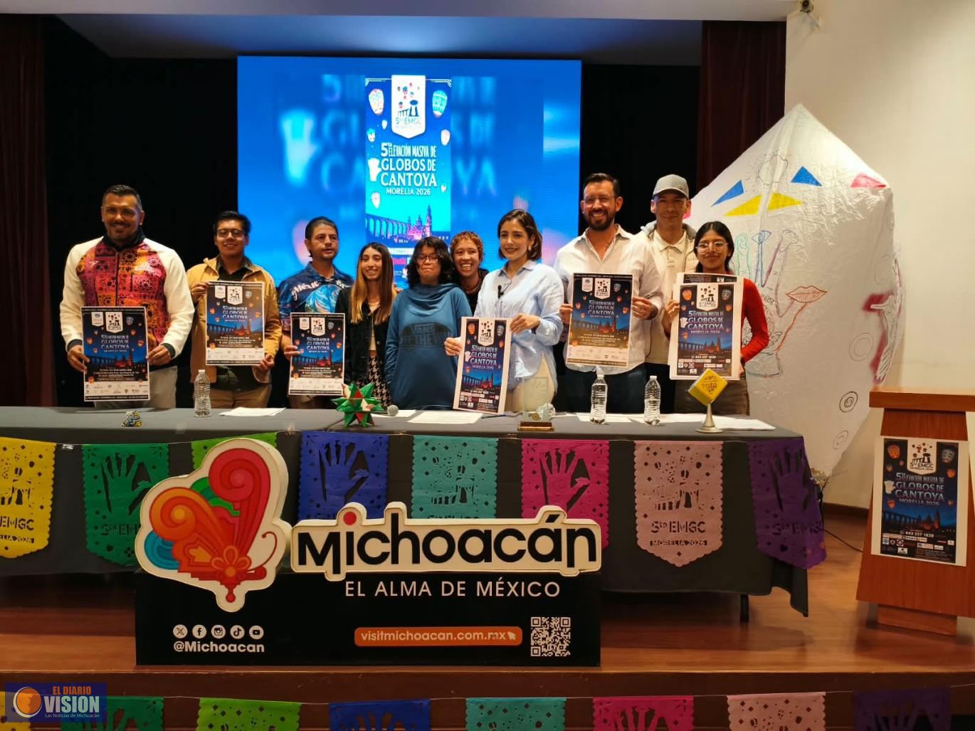 Esperan más de 10 mil asistentes en la quinta edición de la Elevación Masiva de Globos de Cantoya
