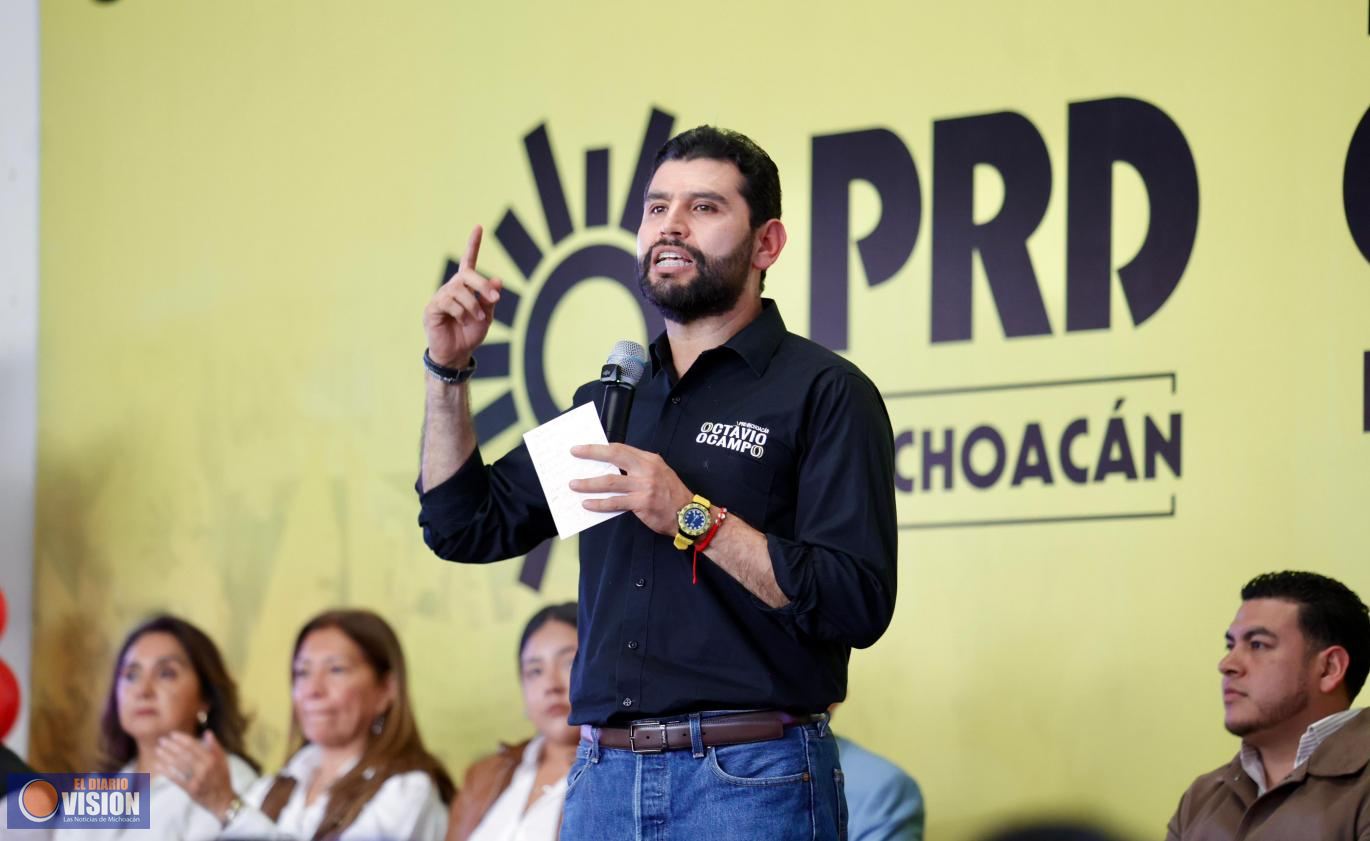 Desde Uruapan, PRD Michoacán muestra su fuerza territorial rumbo a 2027: Octavio Ocampo