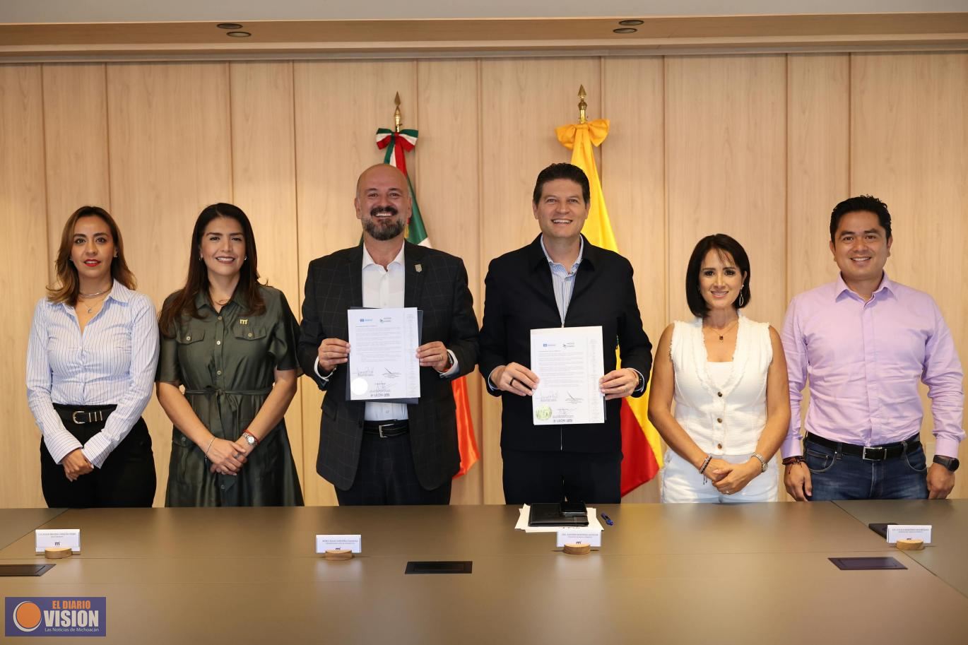 Firma Alfonso Martínez vinculación de Morelia a Red de Deporte y Desarrollo en América Latina