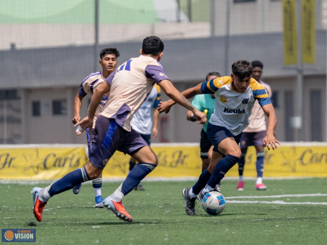 Atlético Morelia-UMSNH varonil empata ante filial del Club América 