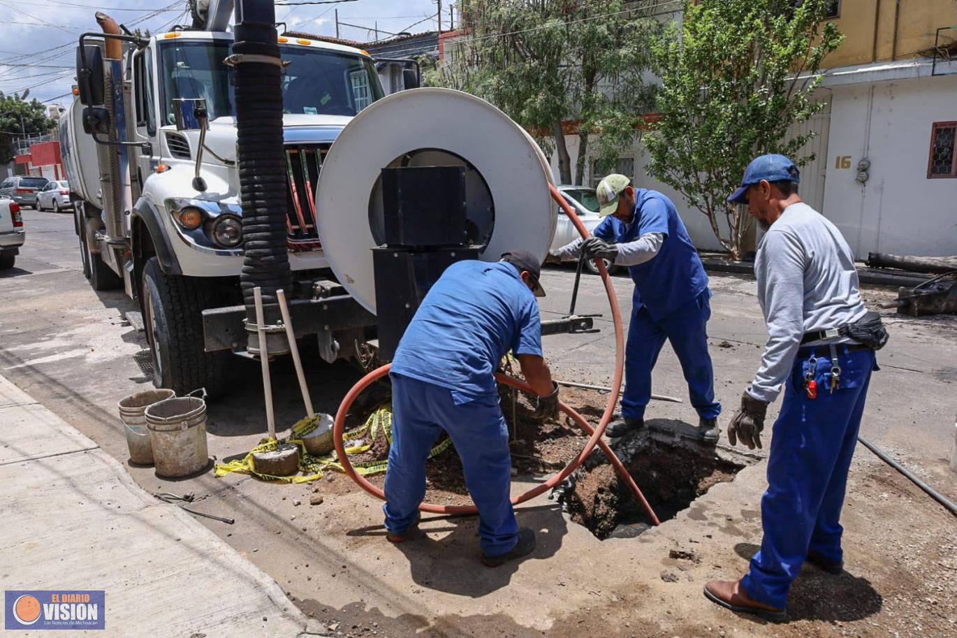 Previene Ooapas obstrucciones y afectaciones con trabajos permanentes de desazolve
