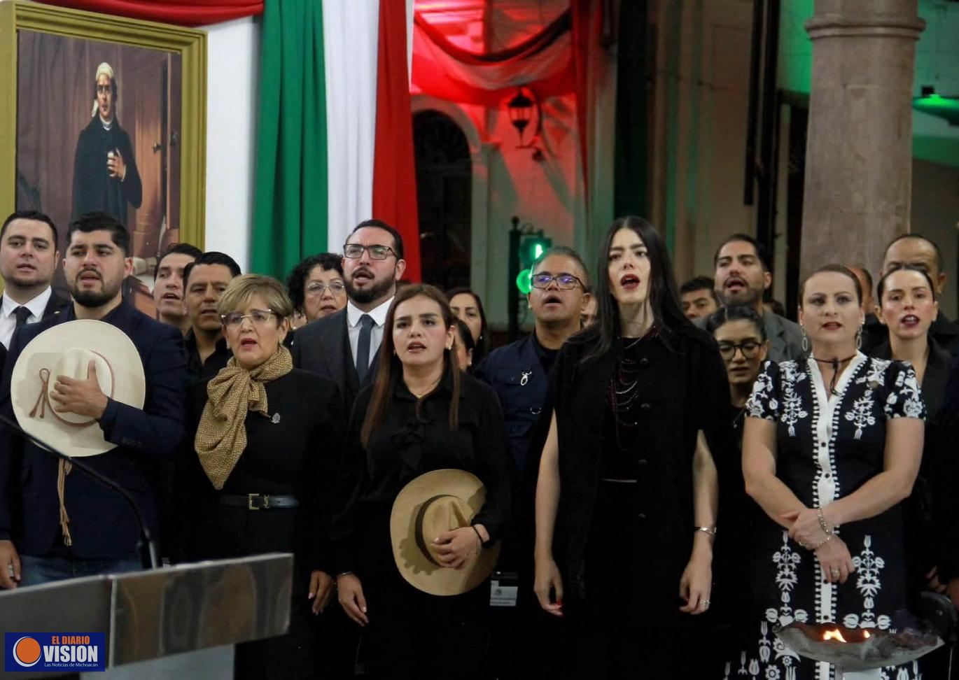 Rinden homenaje en Uruapan a los Niños Héroes 