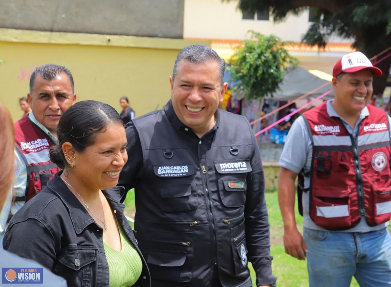 Juan Carlos Barragán el líder social que conoce Morelia