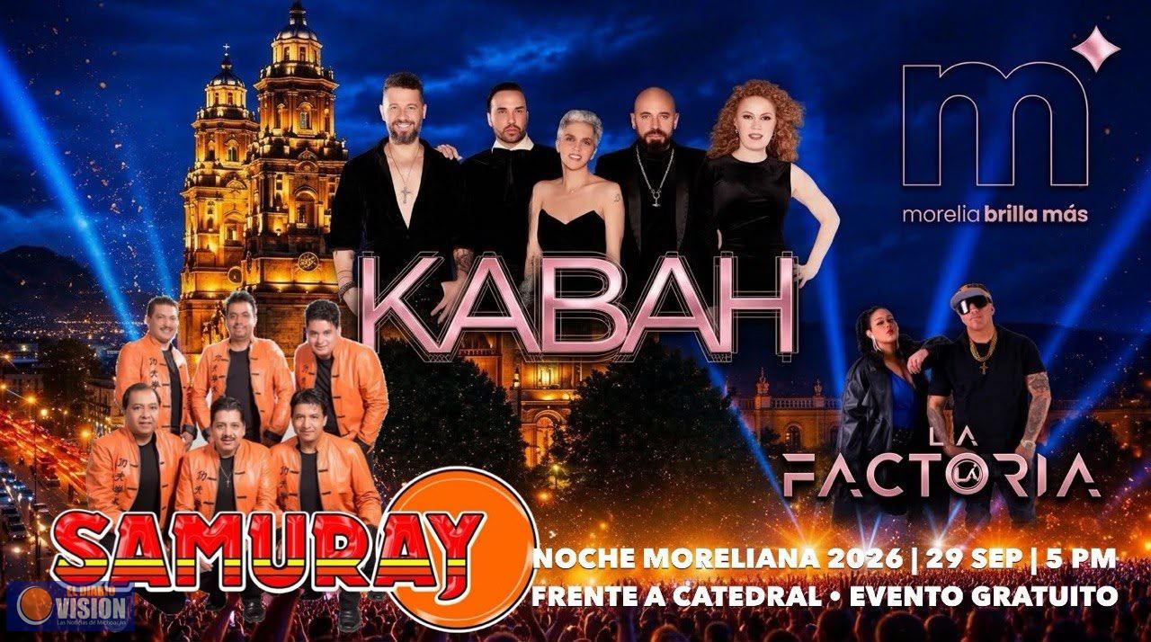 Todo listo para el gran concierto de la Noche Moreliana