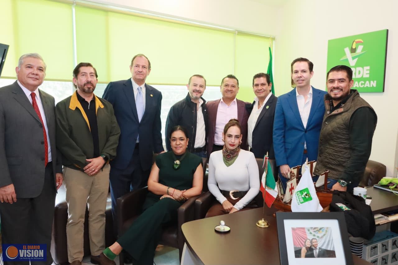 GPPVEM destaca unidad del Partido Verde para acompañar a Torres Piña