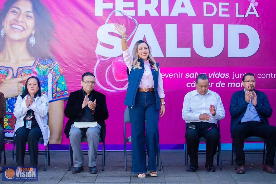 Inaugura Dayana Pérez Mendoza Feria de la Salud