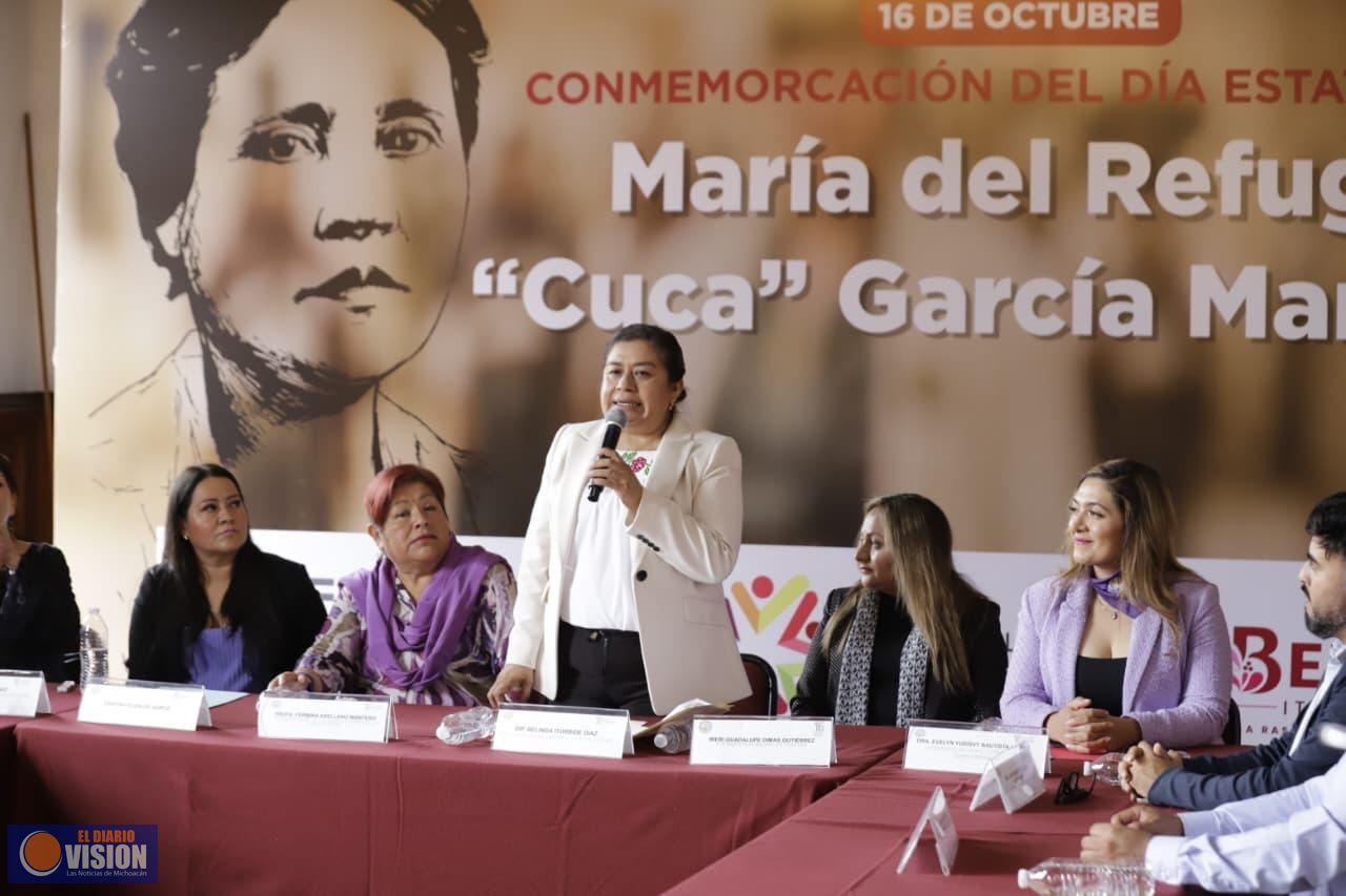 Belinda Iturbide resalta legado de “Cuca” García en su lucha por los derechos de las mujeres de un