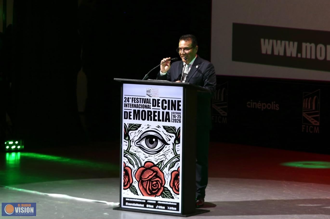 La magia del cine ilumina Michoacán; inauguran la edición 24 del FICM