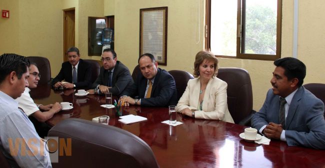 Se reúnen consejeros del IEM e integrantes del PVEM