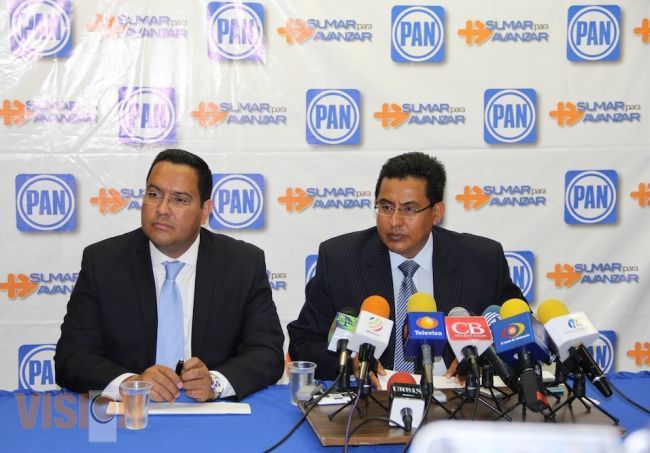 PAN reconoce a Jesús Reyna como Gobernador Interino de Michoacán.