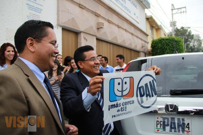 Con gran éxito, arrancan actividades por el 74 aniversario de Acción Nacional.