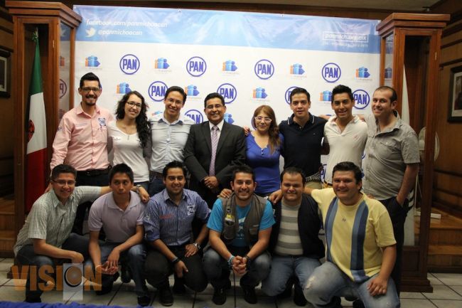Jóvenes panistas se unen a proyecto 2015 del PAN en Michoacán.