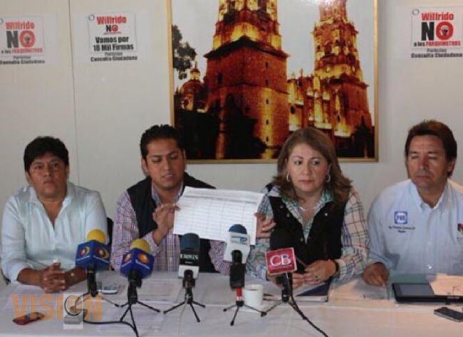 IEM aprueba formato para plebiscito sobre parquímetros en Morelia.