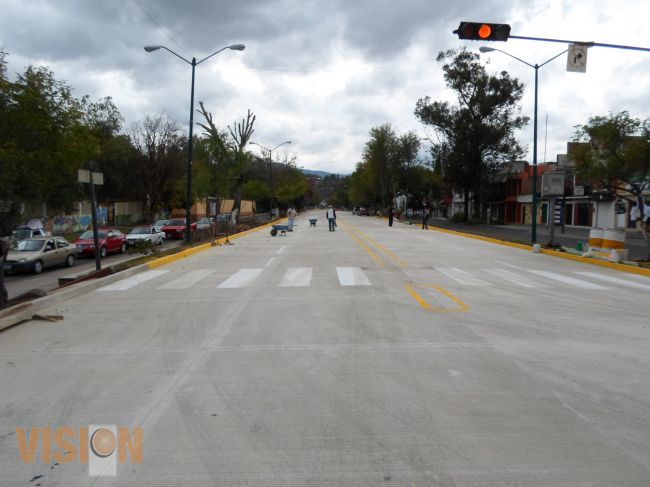 Obra de Calzada Juárez, al 90 por ciento.