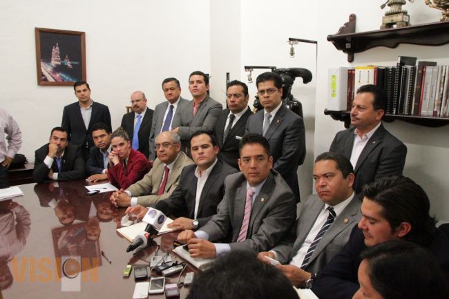 Comisionado por la seguridad, contribuirá a restablecer el orden en Michoacán: Diputados del PRI