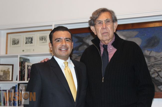 Cuauhtémoc Cárdenas se reúne con Fidel Calderón, analizan problemática en Tierra Caliente