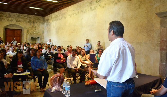 Raúl Morón destaca que un Michoacán con oportunidades, es posible con impulso a los trabajadores.