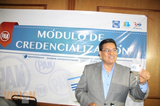 Acción Nacional anuncia su campaña de credencialización para los panistas michoacanos