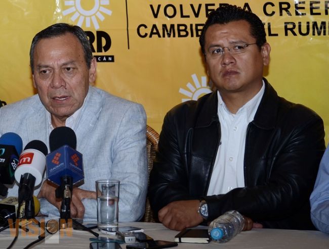 PRD da voto de confianza a Jara Guerrero: PRD