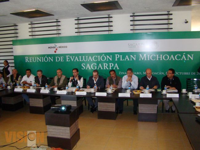 Reporta SAGARPA avances en la aportación de recursos para el Plan Michoacán.