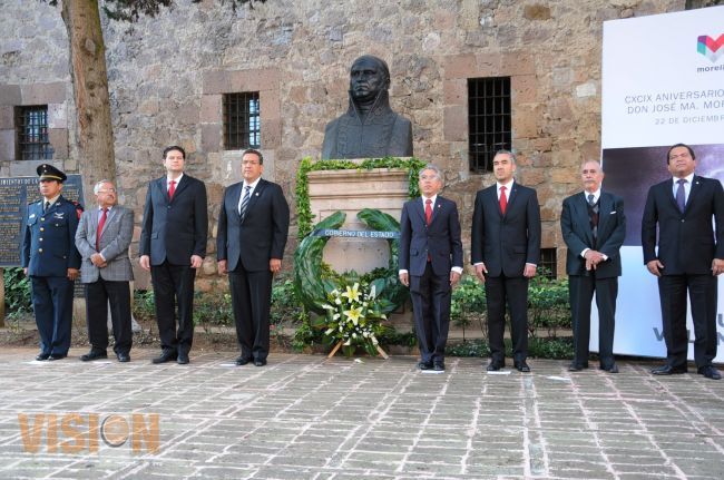 Conmemoran aniversario luctuoso de José María Morelos y Pavón.