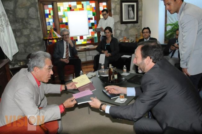 Gobernador gestiona programas de colaboración educativa con la embajada de Alemania en México