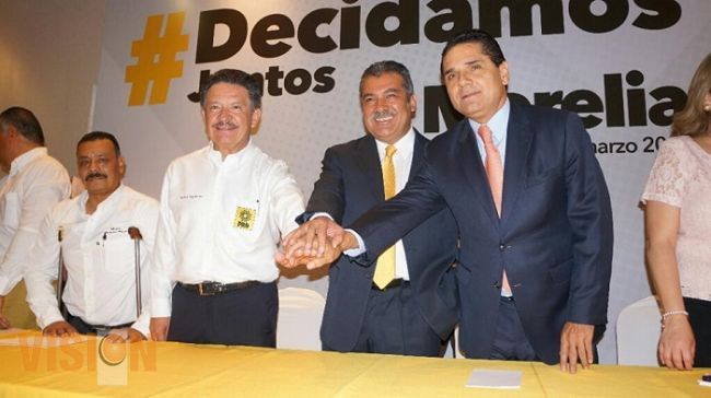 Con Raúl Morón y Silvano Aureoles PRD impulsará gran proyecto para transformar Michoacán: CTP