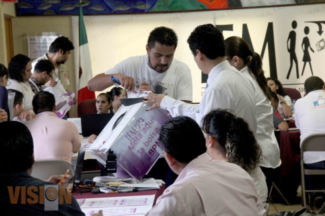 Realiza IEM recuento parcial de votos en Contepec