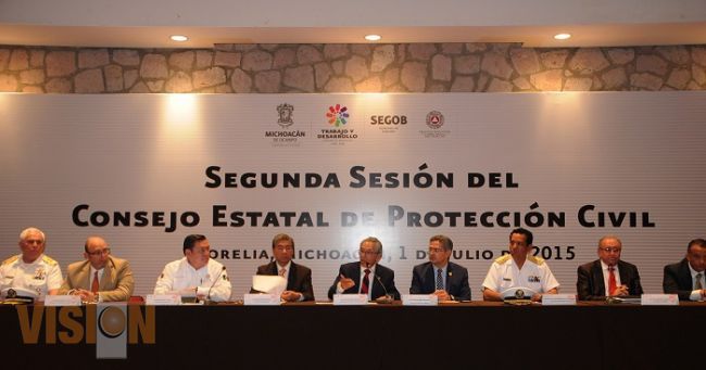Declara gobernador en sesión permanente Consejo Estatal de Protección Civil por fenómeno climático