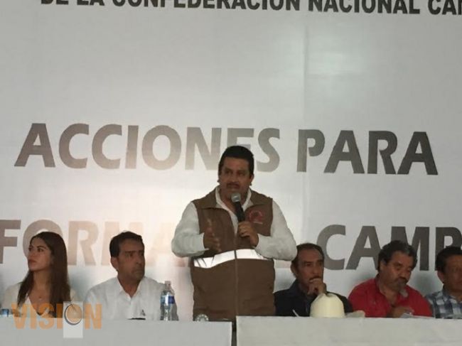 CNC Michoacán, con propuestas claras a favor del campo