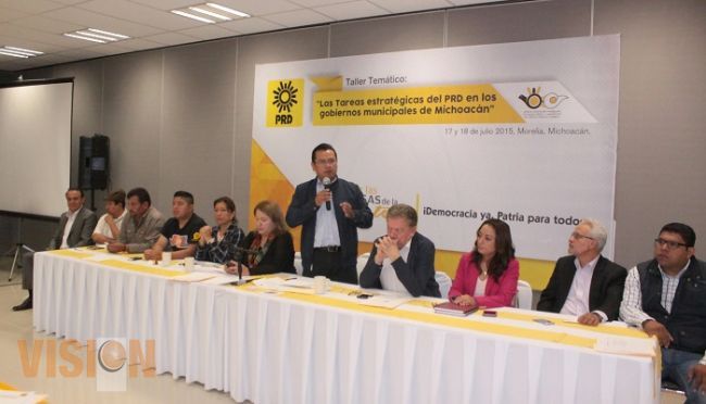Realizará PRD Foro Estatal de capacitación para alcaldes electos sobre políticas públicas