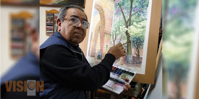 Exhibe pintor michoacano en Ex Convento de Tiripetío