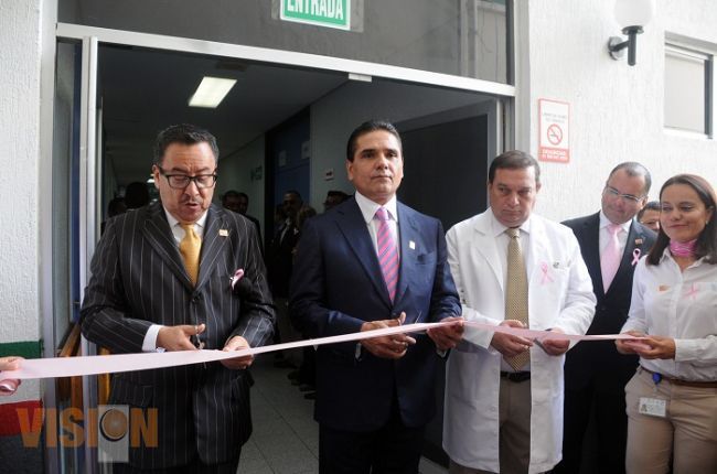 El Gobernador de Michoacán inaugura la remodelación del Centro Estatal de Atención Oncológica