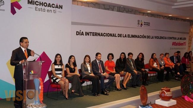 Anuncia el Gobernador apoyo extraordinario para Instancias Municipales de la Mujer en Michoacán