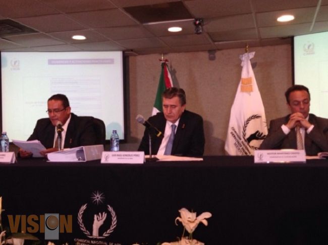 CNDH da por descartado fuego cruzado en Apatzingán