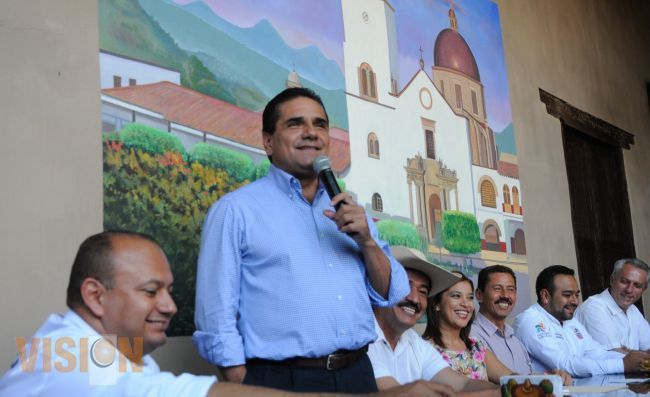 Promete Silvano Aureoles relanzar a Los. Pueblos Mágicos de Michoacán