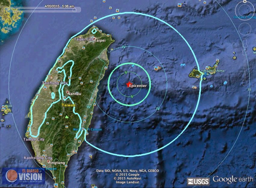 Fuerte Terremoto azota Taiwan, sacude al mundo