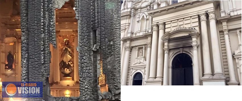 Actos vandalicos en la Catedral de Hermosillo