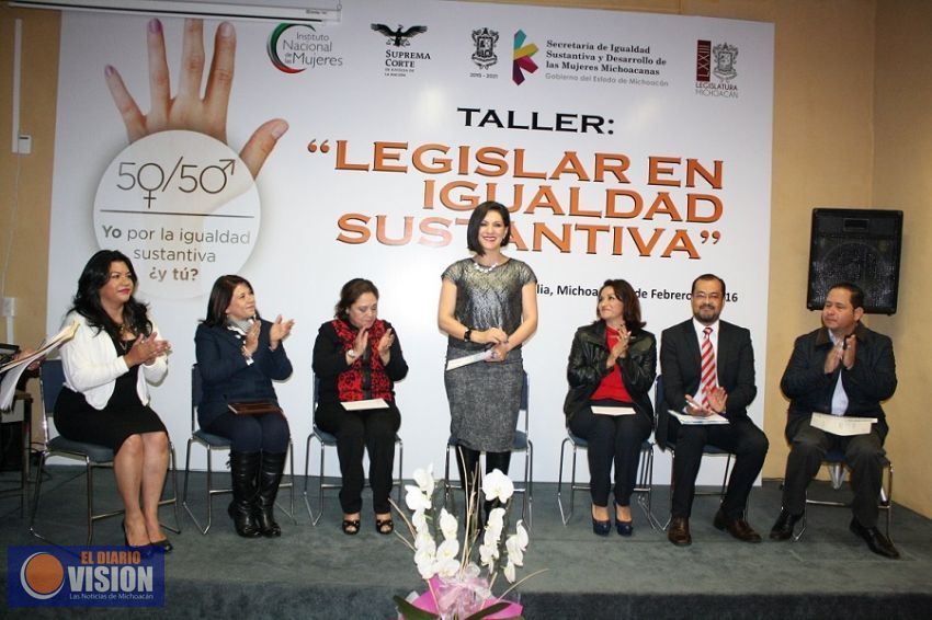 Formar legisladoras con Igualdad Sustantiva, para saldar deuda con mujeres michoacanas: SQL