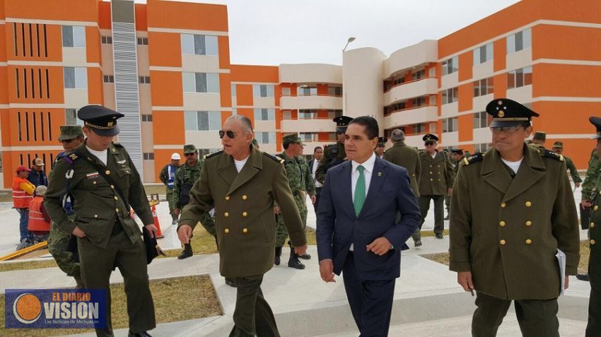 Buscará Silvano construir en Morelia complejo de Brigada de Policía Militar